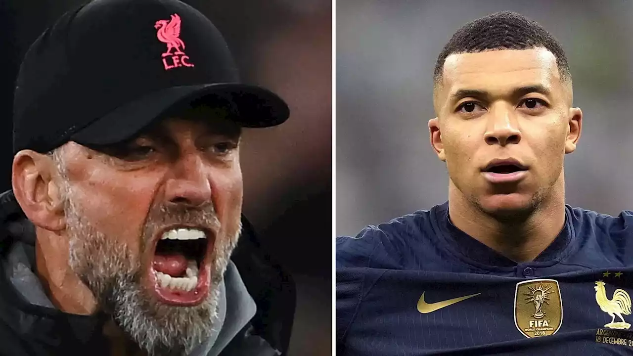 Jürgen Klopp fnyser av Mbappé-ryktene: – Vi bare ler av det