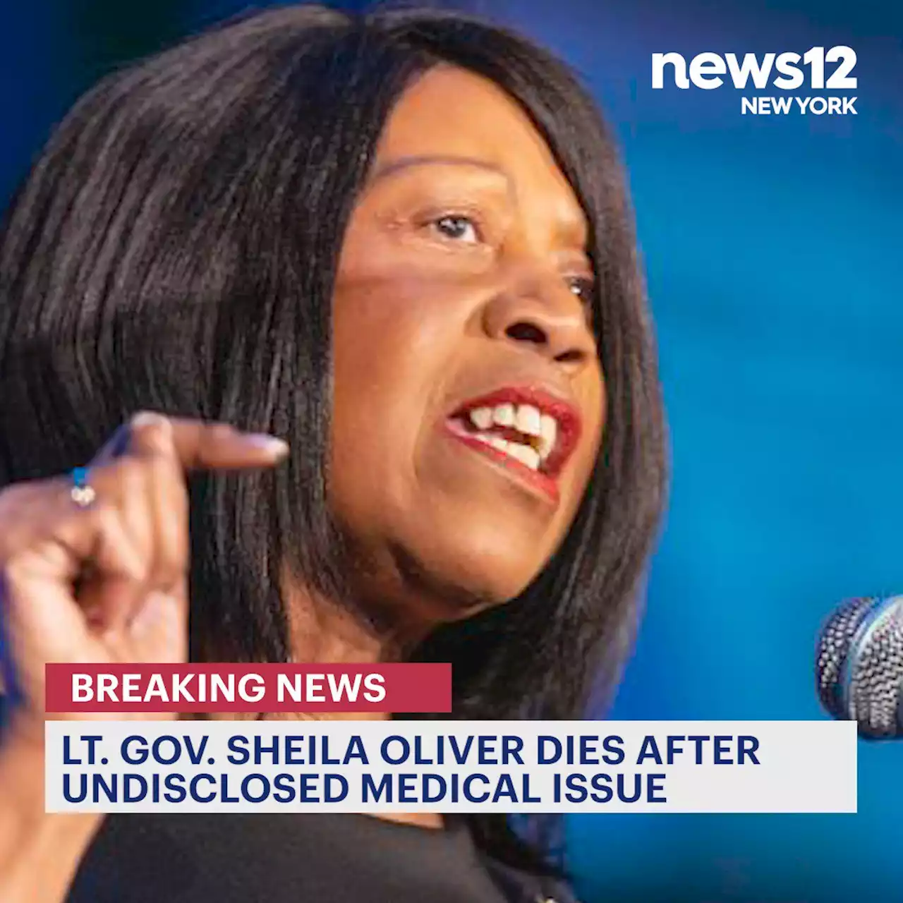 Lt. Gov. Sheila Oliver dies after being hospitalized for undisclosed medical issue