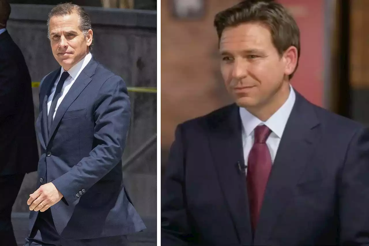 DeSantis slams Hunter Biden, says he’d already be in jail if he was Republican