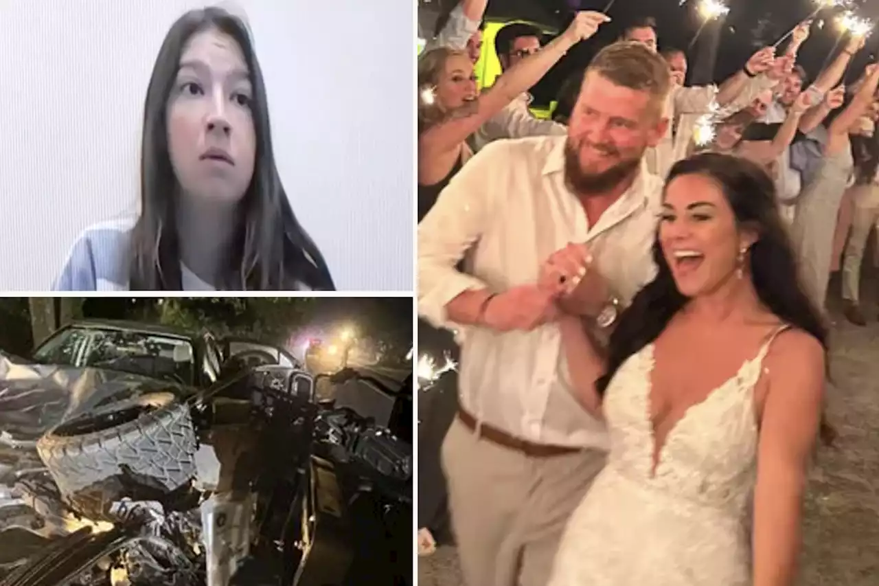 ‘Drunk driver’ Jamie Komoroski upset upon learning she’ll remain in jail in death of South Carolina bride