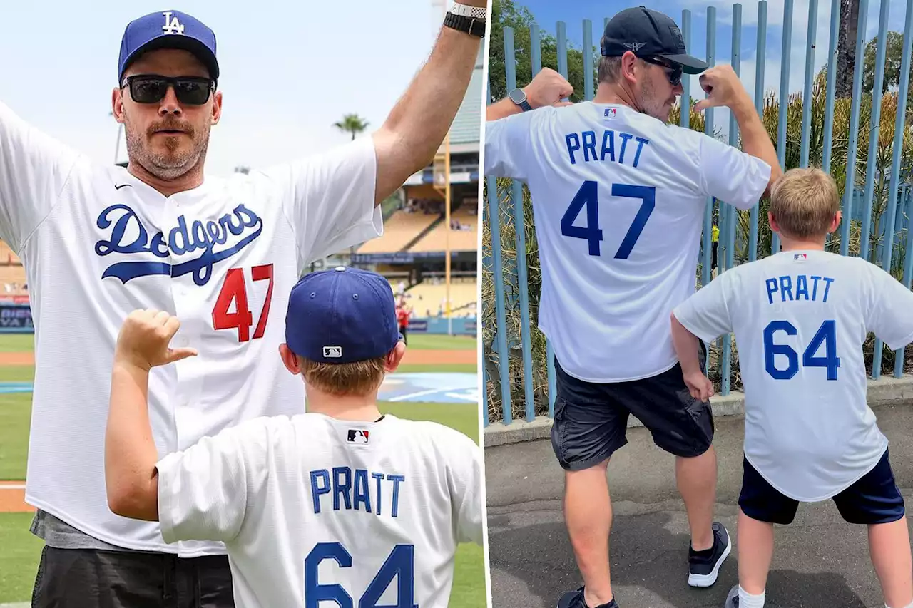 Chris Pratt bonds with his and Anna Faris’ 10-year-old son, Jack, in rare photos