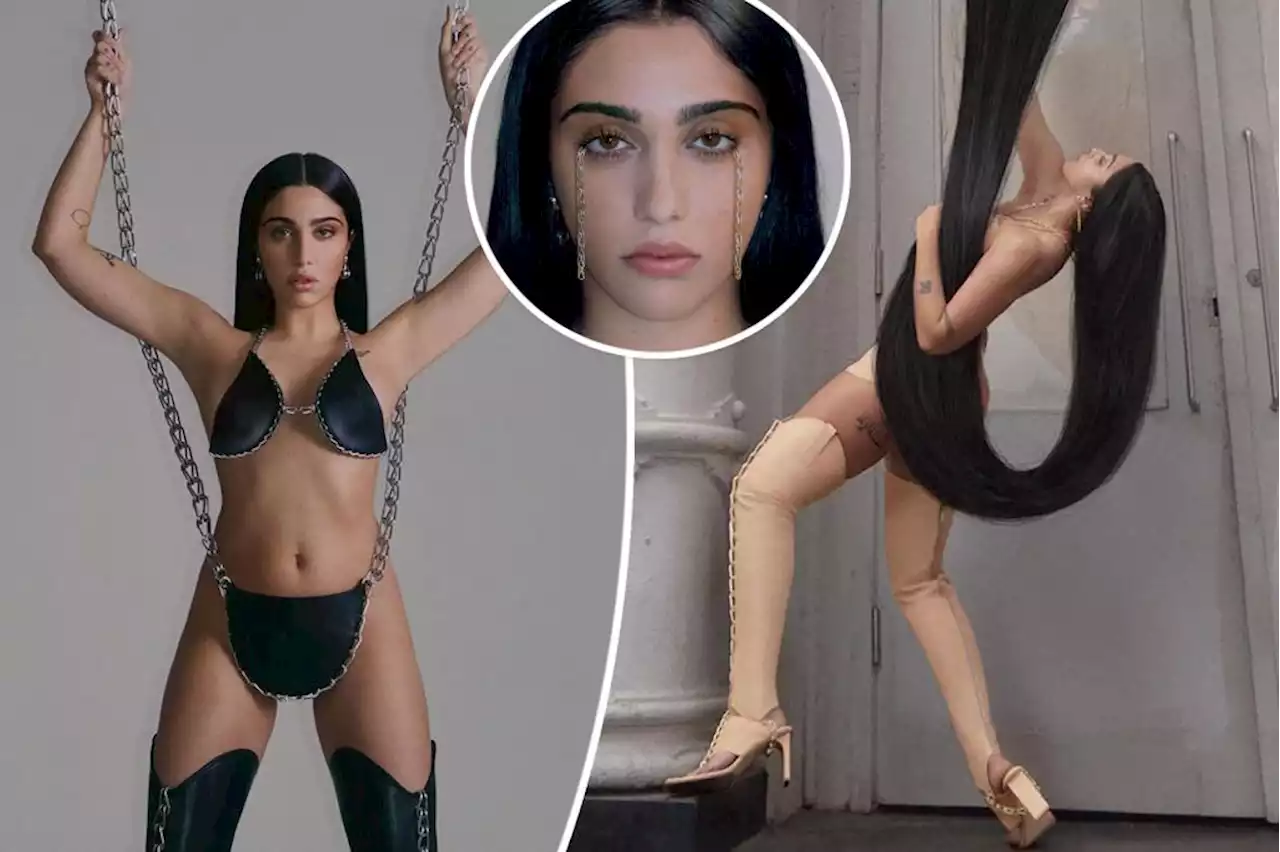 Naked Lourdes Leon poses in nothing but bags and boots for fashion campaign