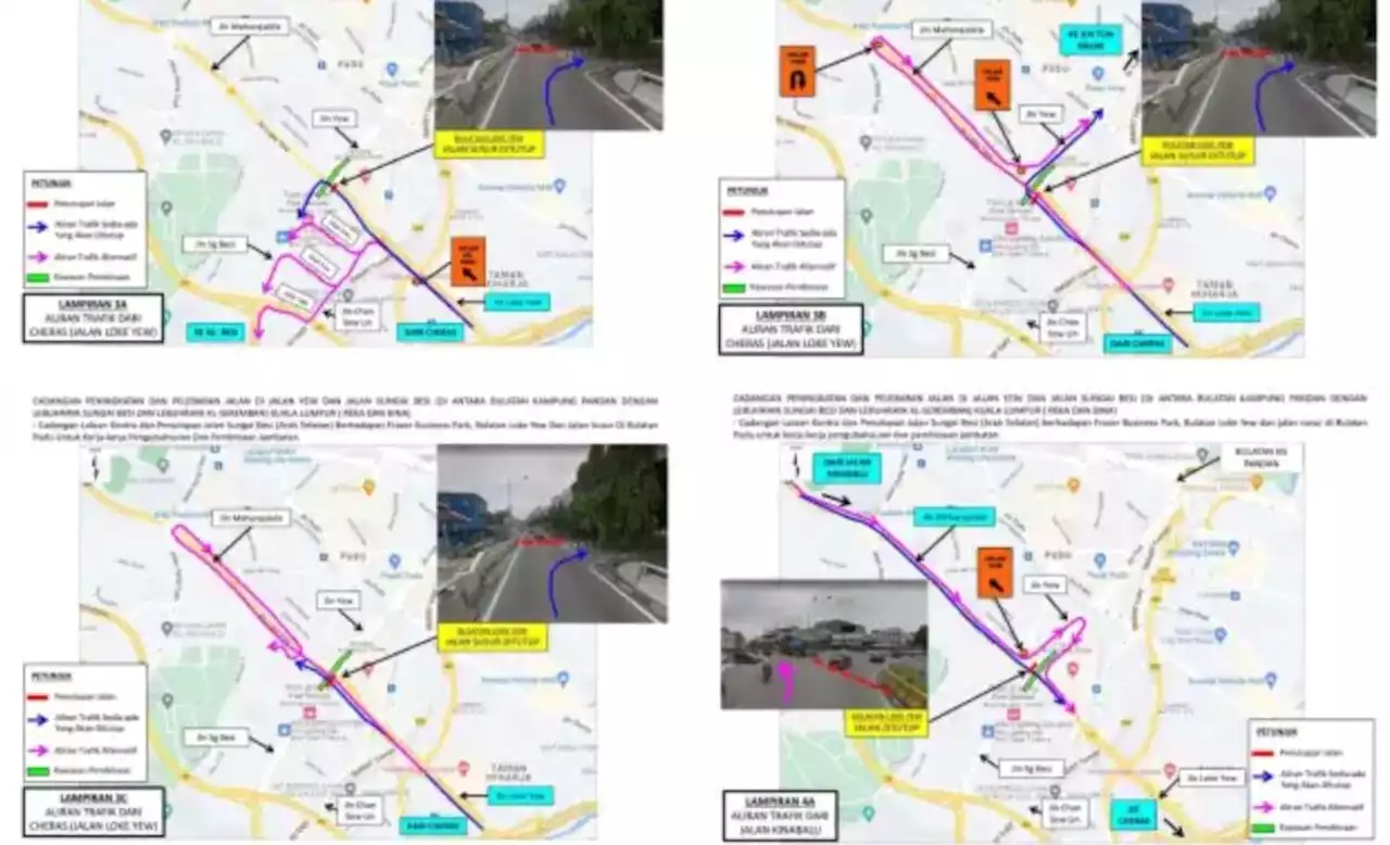 Bulatan Loke Yew and surrounding roads will be closed to all traffic for one-year from Aug 5 - DBKL - paultan.org