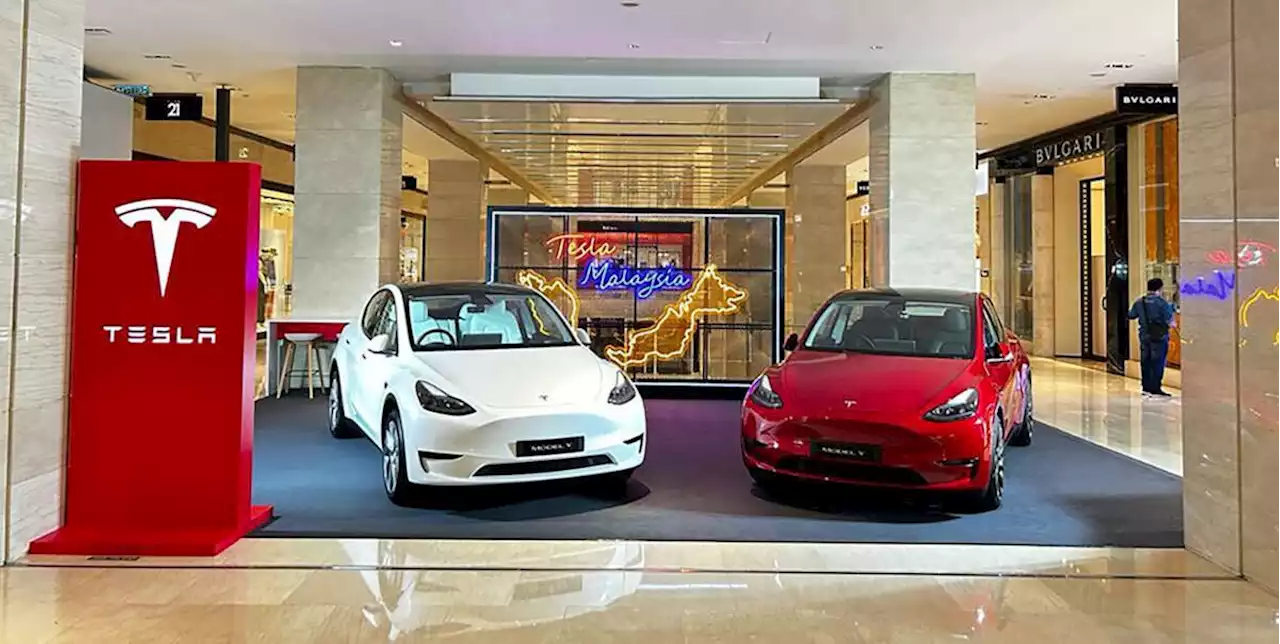 Tesla Malaysia Pavilion display moves to Level 3 - paultan.org