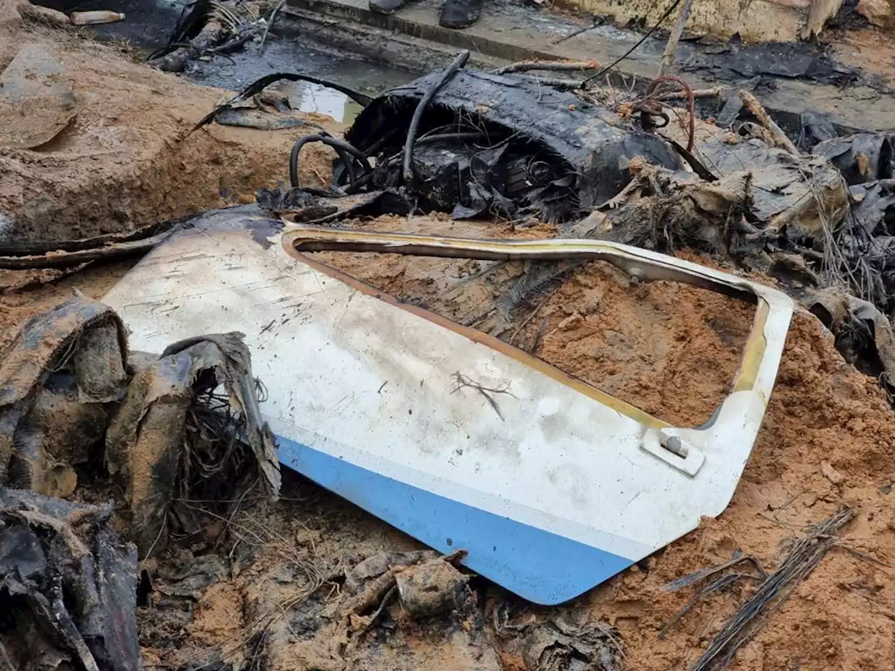 HAPPENING NOW: Situation Report From Site Of Plane Crash In Oba Akran, Lagos | Sahara Reporters