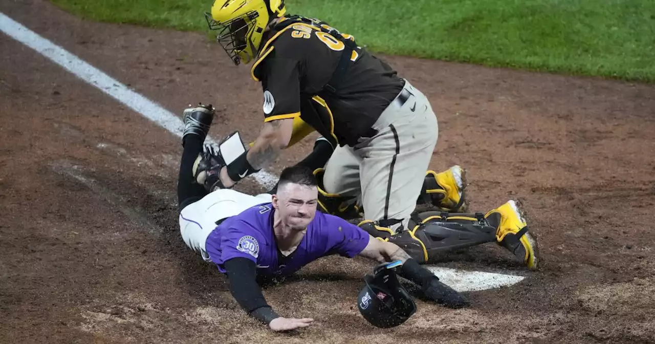 Padres all wet in extra-innings loss to Rockies