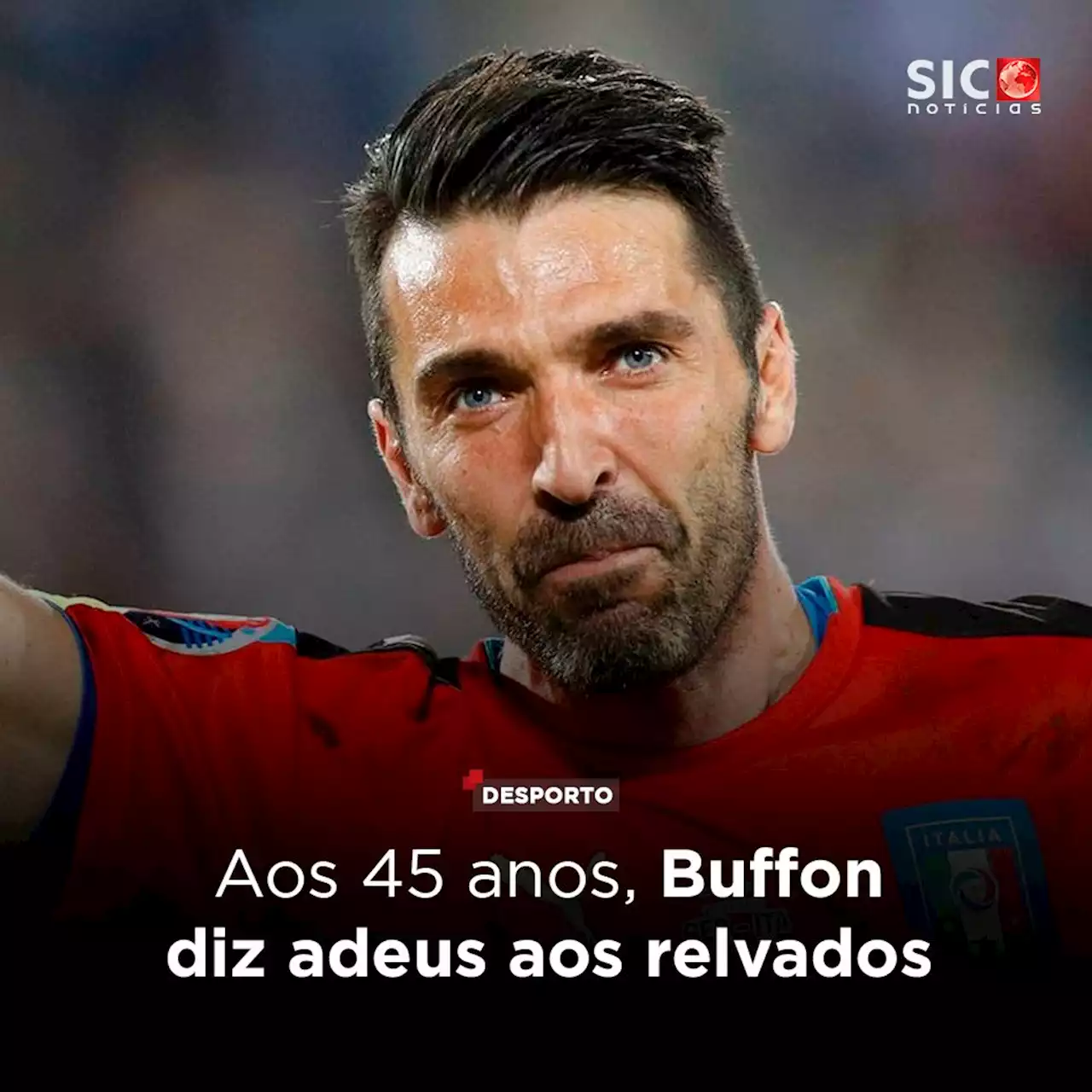 Aos 45 anos, Gianluigi Buffon diz adeus aos relvados