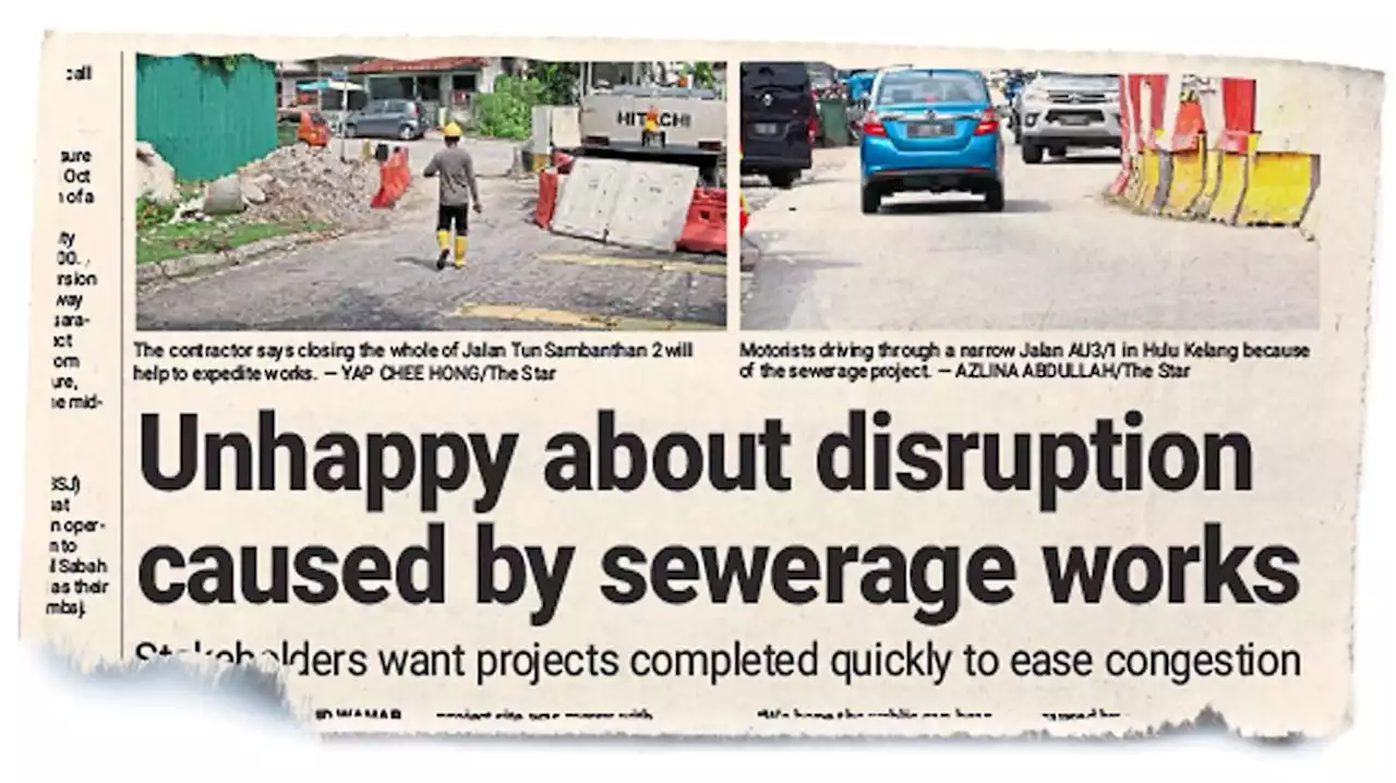 Hulu Kelang candidate to look into uncompleted roadworks