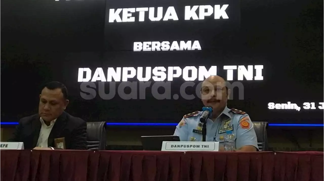 Danpuspom TNI Tegaskan Tak Ada Intimidasi Ke Pimpinan KPK Terkait Kasus Basarnas - Suara.com