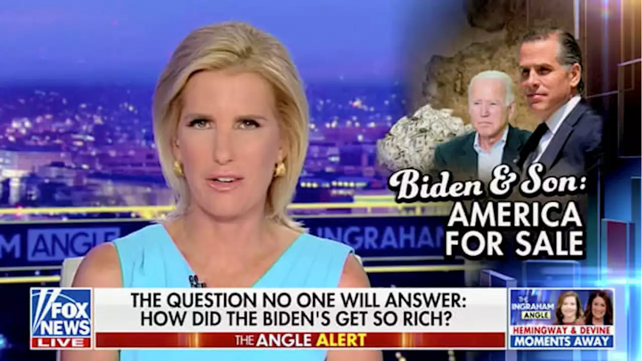 Ingraham: ‘Proof’ That Joe Biden Crime Exists ‘Irrelevant’