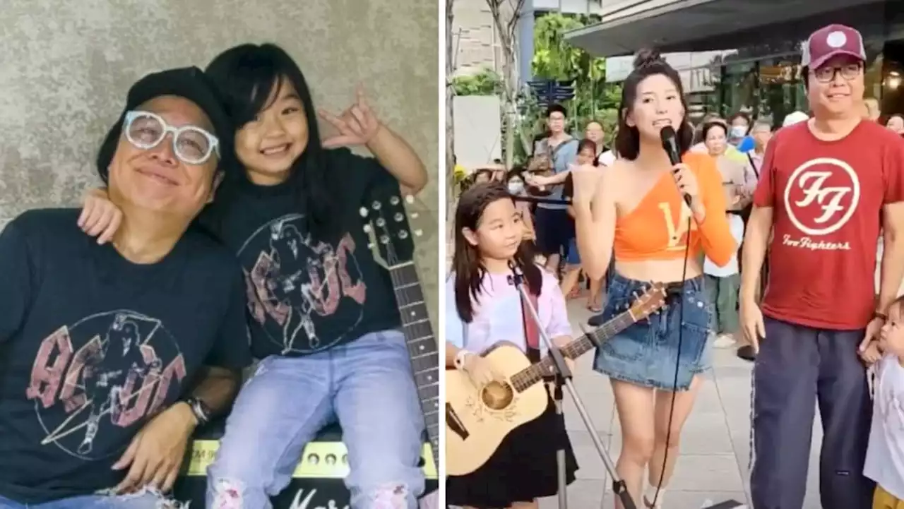 Singaporean musician Eric Ng's 10-year-old daughter joins Battle Of The Buskers; calls Wakin Chau her 'uncle'