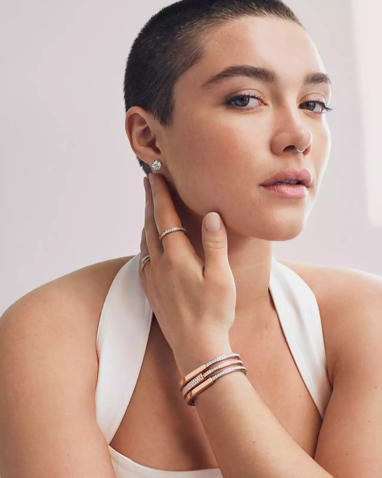 EXCLUSIVE: Florence Pugh Appears in Tiffany & Co.’s Latest ‘Lock’ Campaign