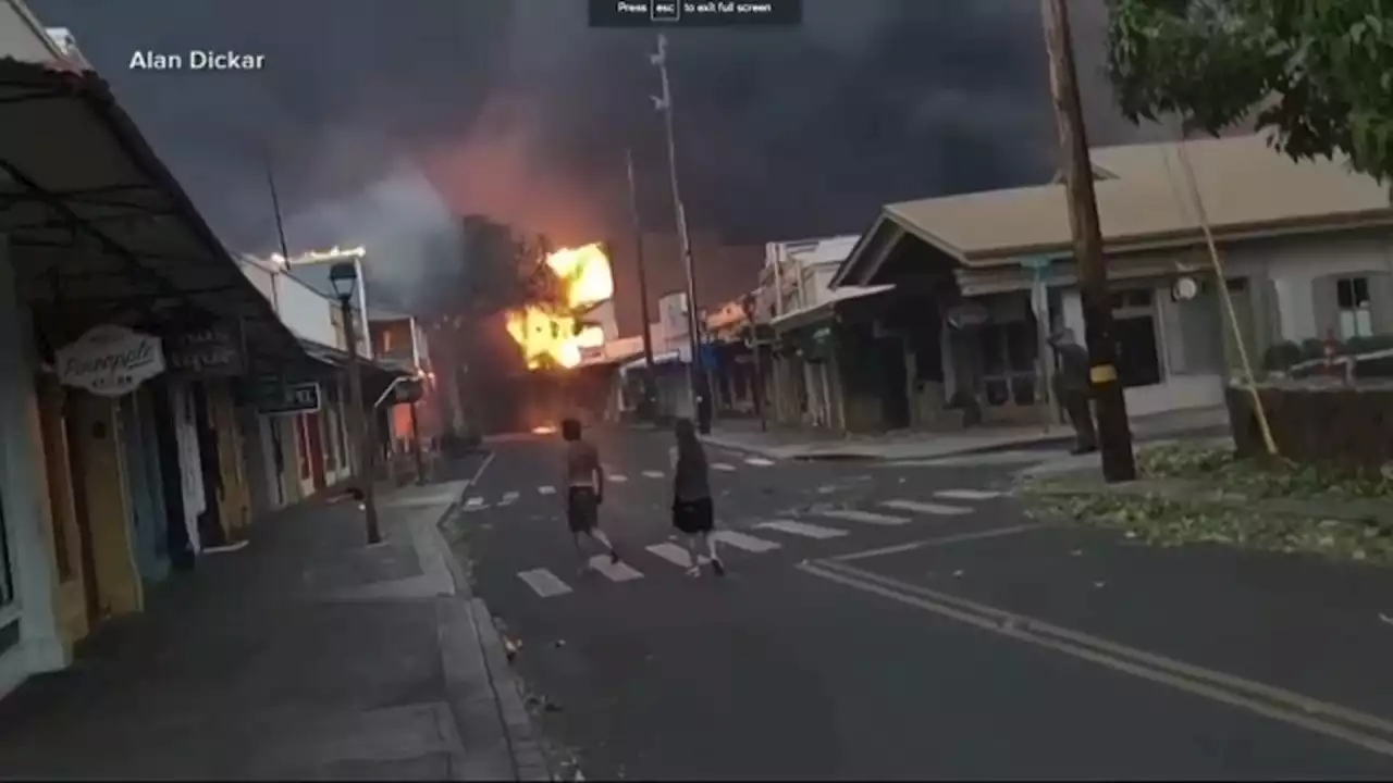 At least 36 people have died in fires burning through Maui, county reports