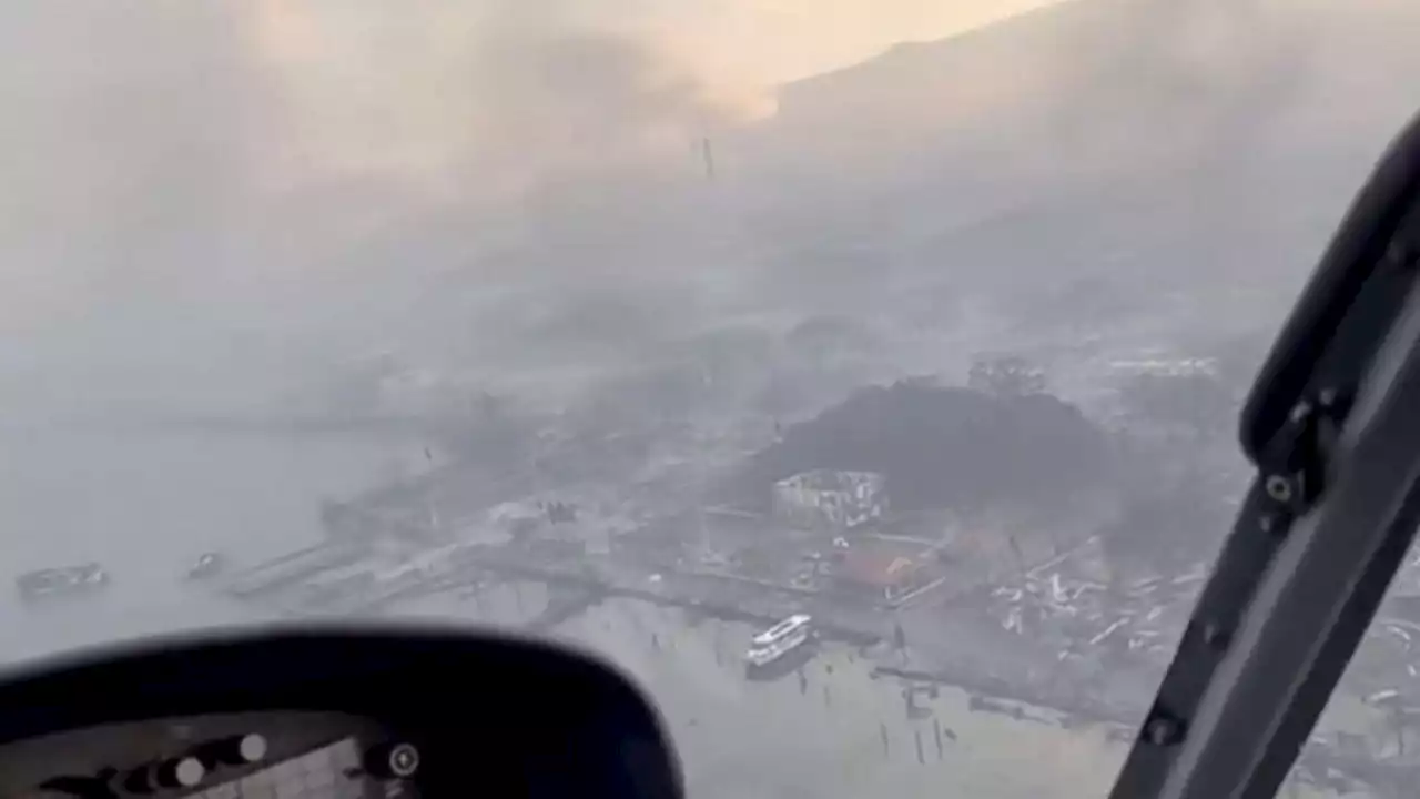 Helicopter pilot on Maui devastation