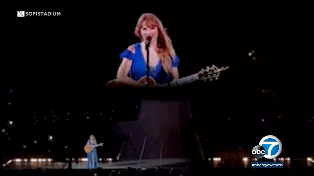 Taylor Swift announces October release of '1989 (Taylor's Version)' at SoFi Stadium concert