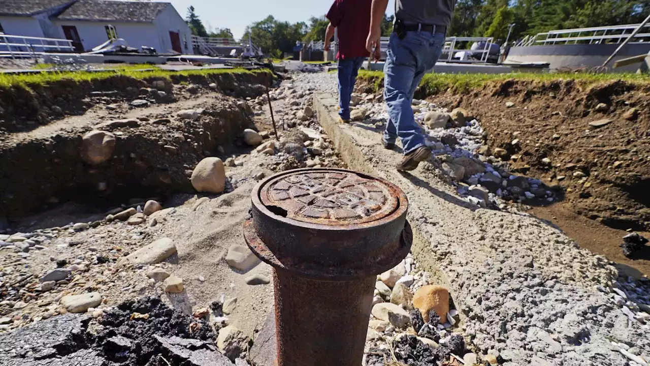 Rising flood risks threaten many water and sewage treatment plants across the US