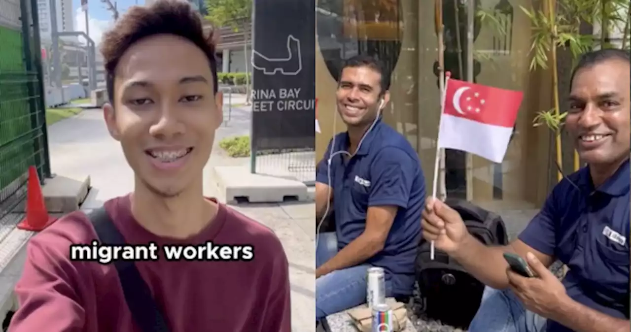 'Best time for us to show some appreciation': Influencer spends $58 on food and drinks for migrant workers on National Day