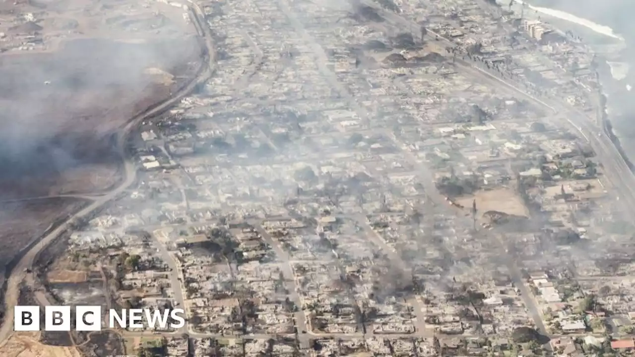 Images show devastation of Hawaii wildfires