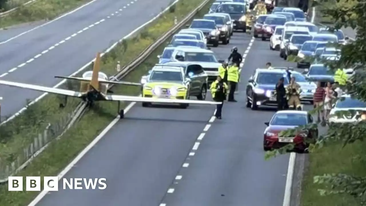 Light aircraft makes emergency landing on A40 near Cheltenham