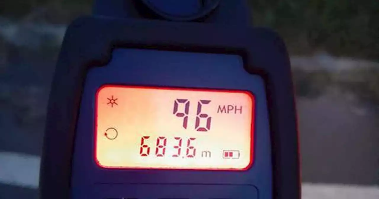 R driver caught driving at 96mph by police in Co Antrim