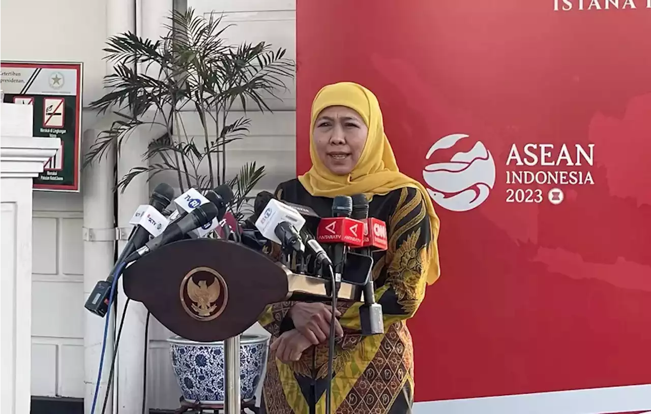 Khofifah Menghadap Jokowi di Istana, Bahas Pilpres?