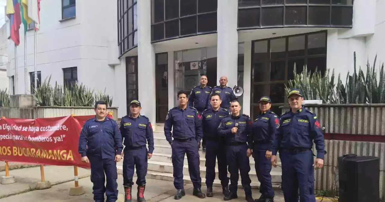 Bomberos de Bucaramanga se declaró en paro por irregularidades en la contratación