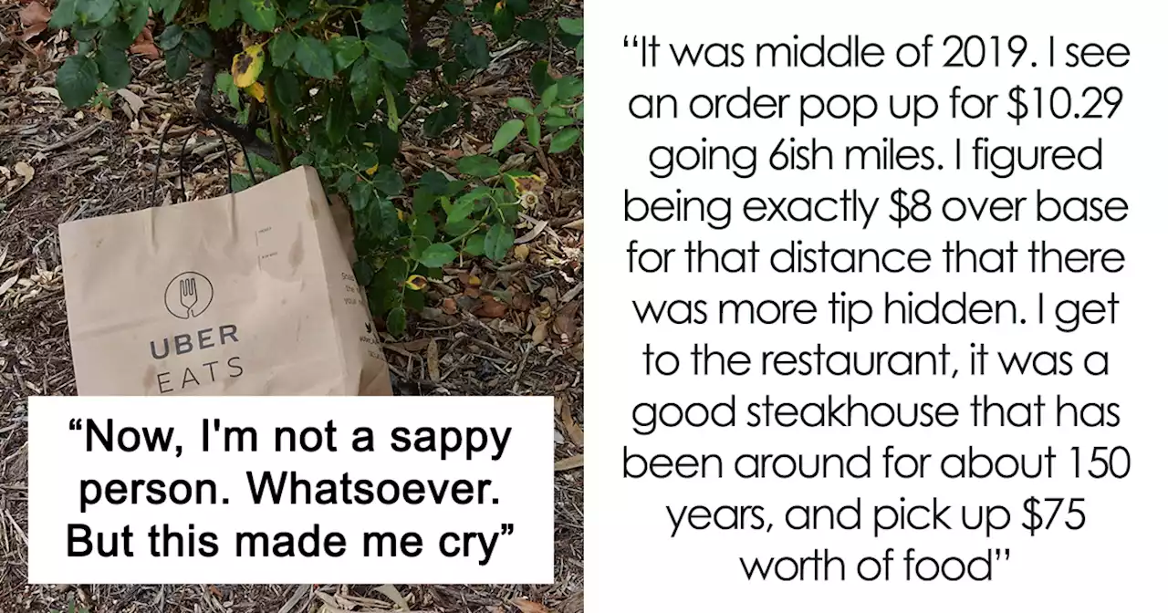 Internet Collectively In Tears After Driver Shares Touching Story Of Delivering Food To A Funeral