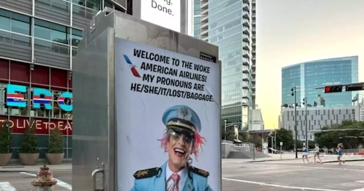 Street Artist Sabo Mocks American Airlines Wokeness: 'Your Middle Seat can Identify as a Window Seat'