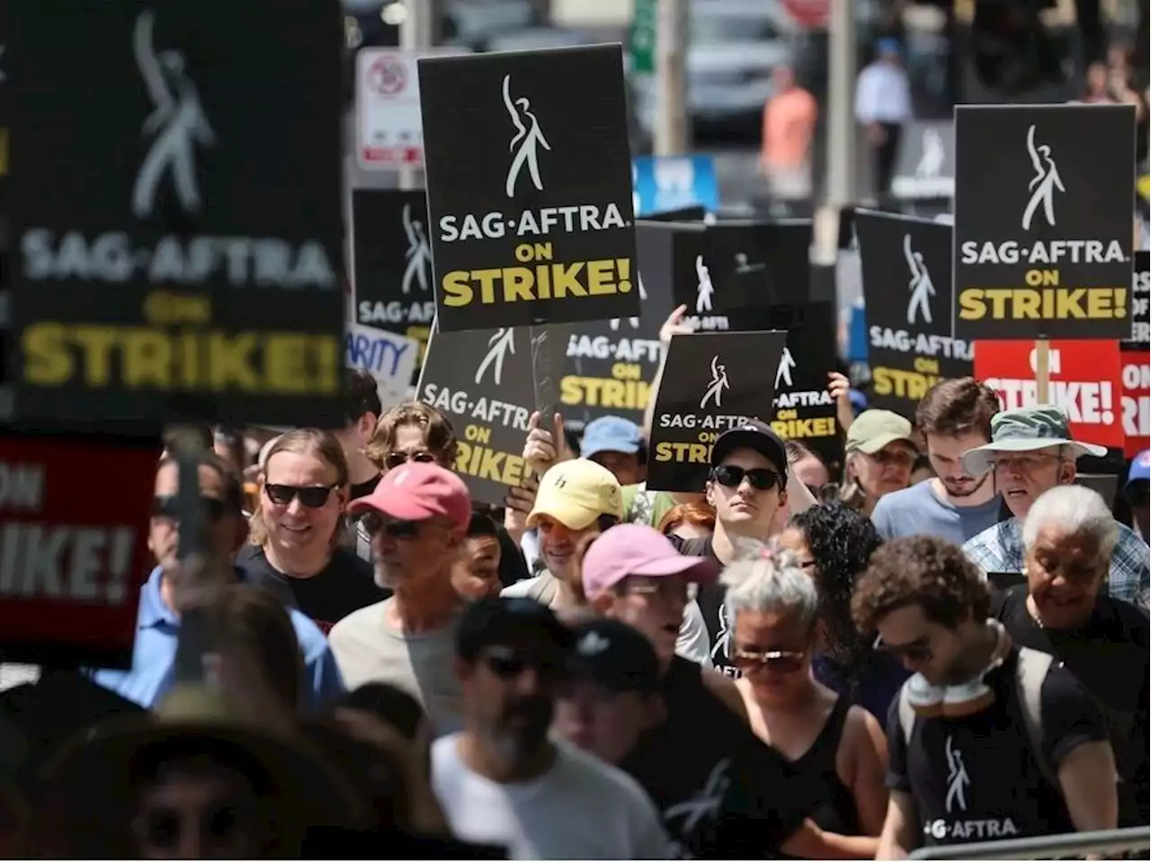 Hollywood strike matches the 100-day mark of the last writers' strike in 2007-2008