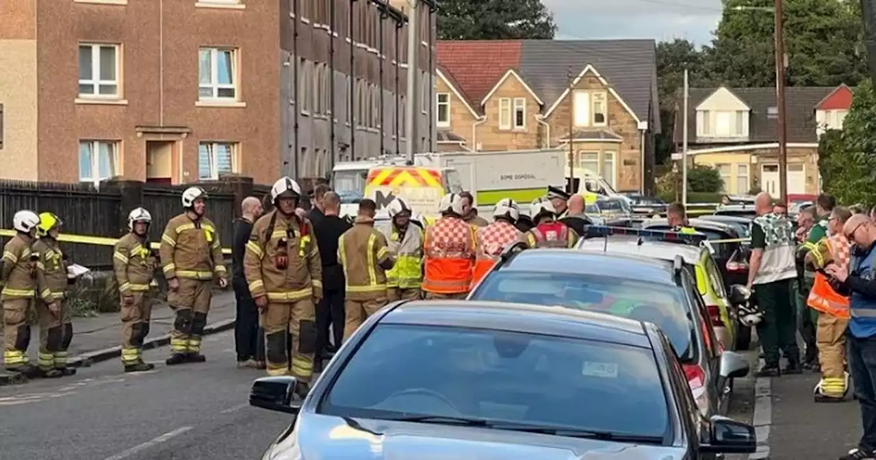 Man in court after 'potentially hazardous chemicals' found in Glasgow flat