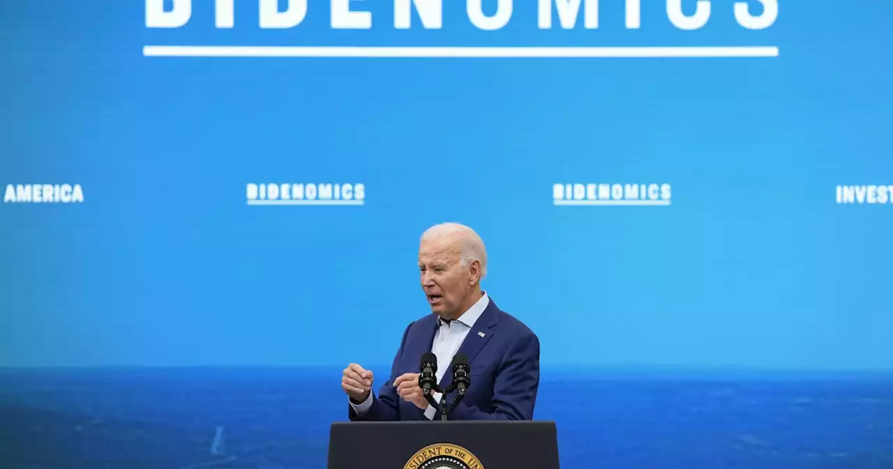 Biden defends 'Bidenomics' after inflation ticks up in July