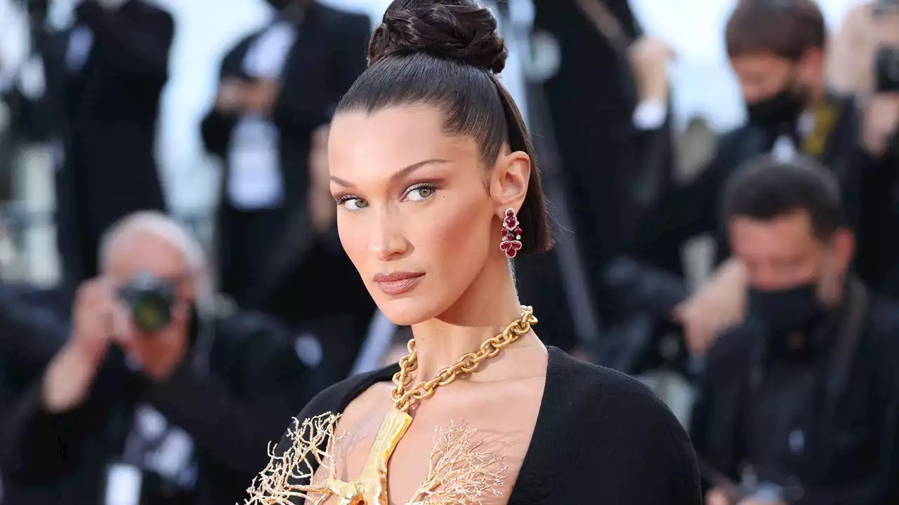 Bella Hadid Returns to Set After Lyme Disease Treatment