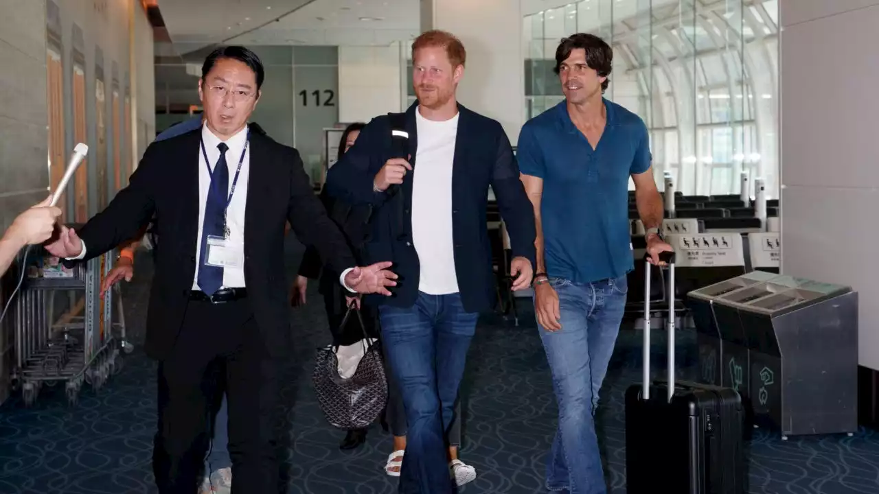 Prince Harry and Nacho Figueras Shop for Their Wives During Asian Tour