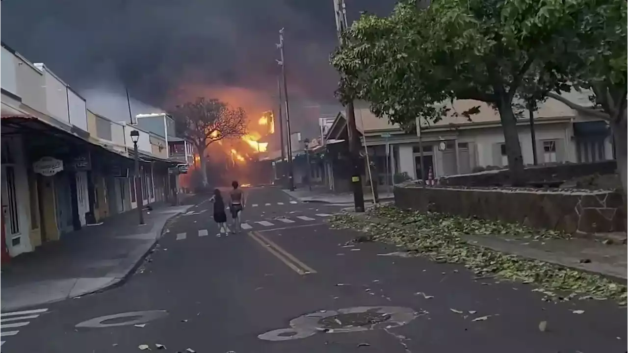 Photos Show Devastation Cause By Maui Wildfires Which Have Killed At Least 6