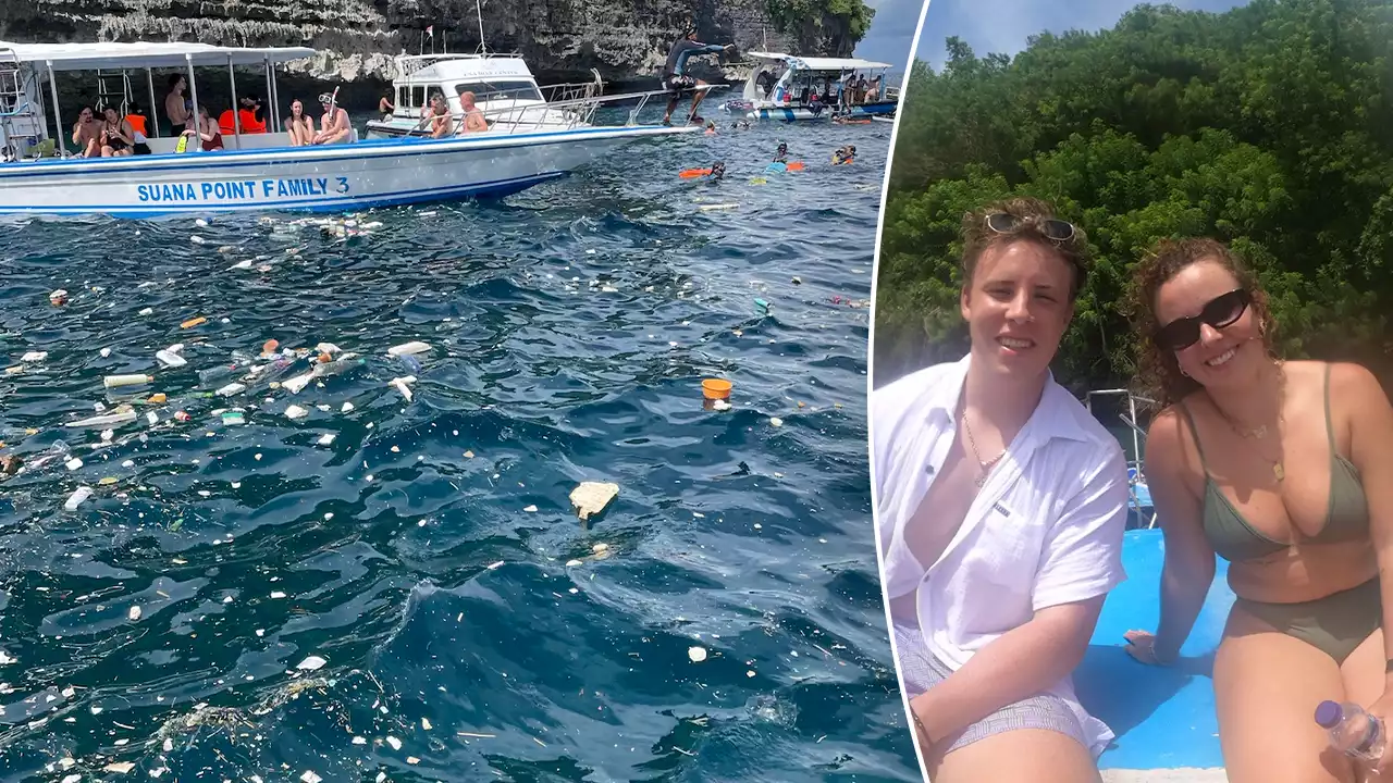 Tourist 'disgusted' by dirty discovery at beach oasis