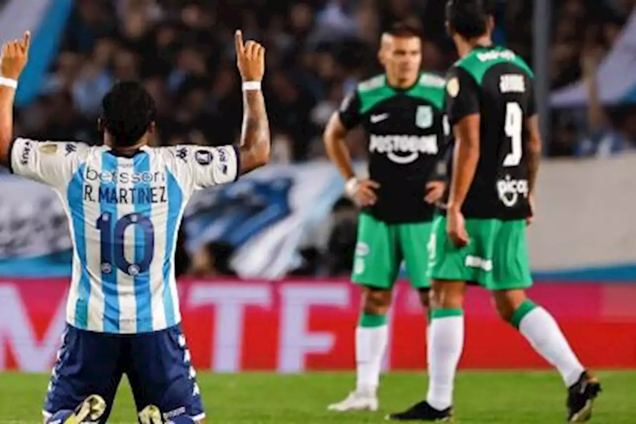 Atlético Nacional se va goleado de la Libertadores: Racing lo eliminó