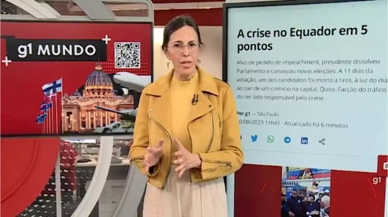 Equador: suspeitos de assassinato de candidato à presidência são estrangeiros, diz governo