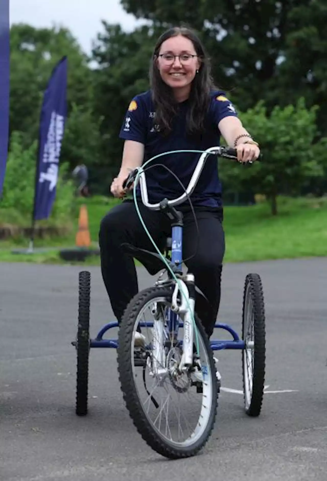 'It is special to see': Katie Archibald visits Glasgow cycling charity