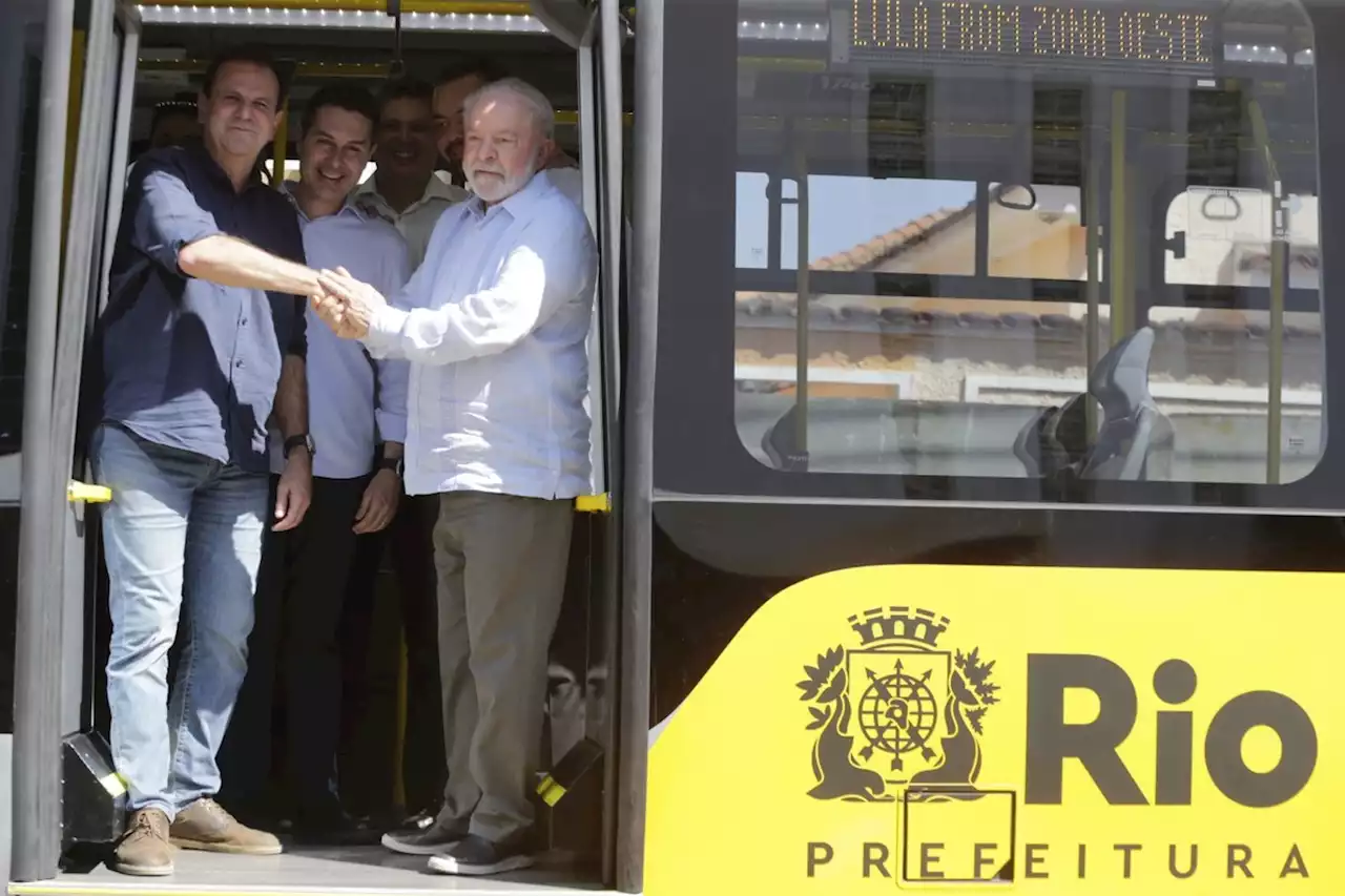 Lula e Paes anunciam recursos para Anel Viário em Campo Grande, na Zona Oeste do Rio, e financiamento de R$ 1,8 bi no BRT