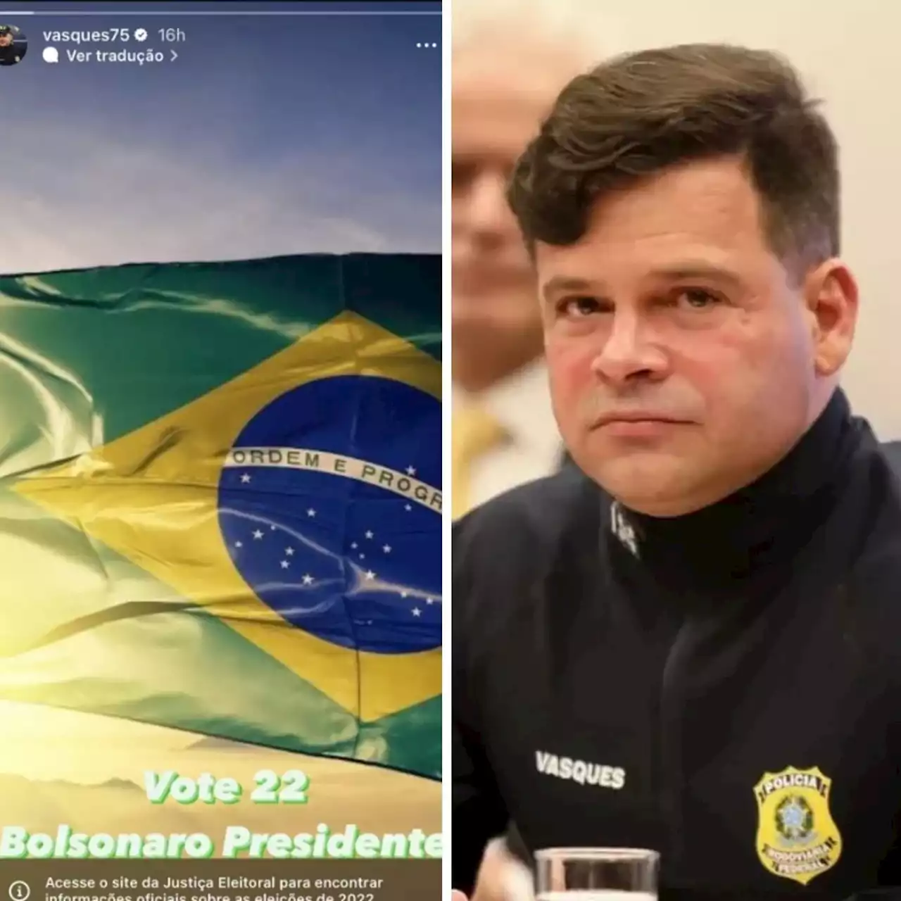 Preso pela PF, ex-diretor da PRF pediu votos para Bolsonaro um dia antes do segundo turno e depois apagou post