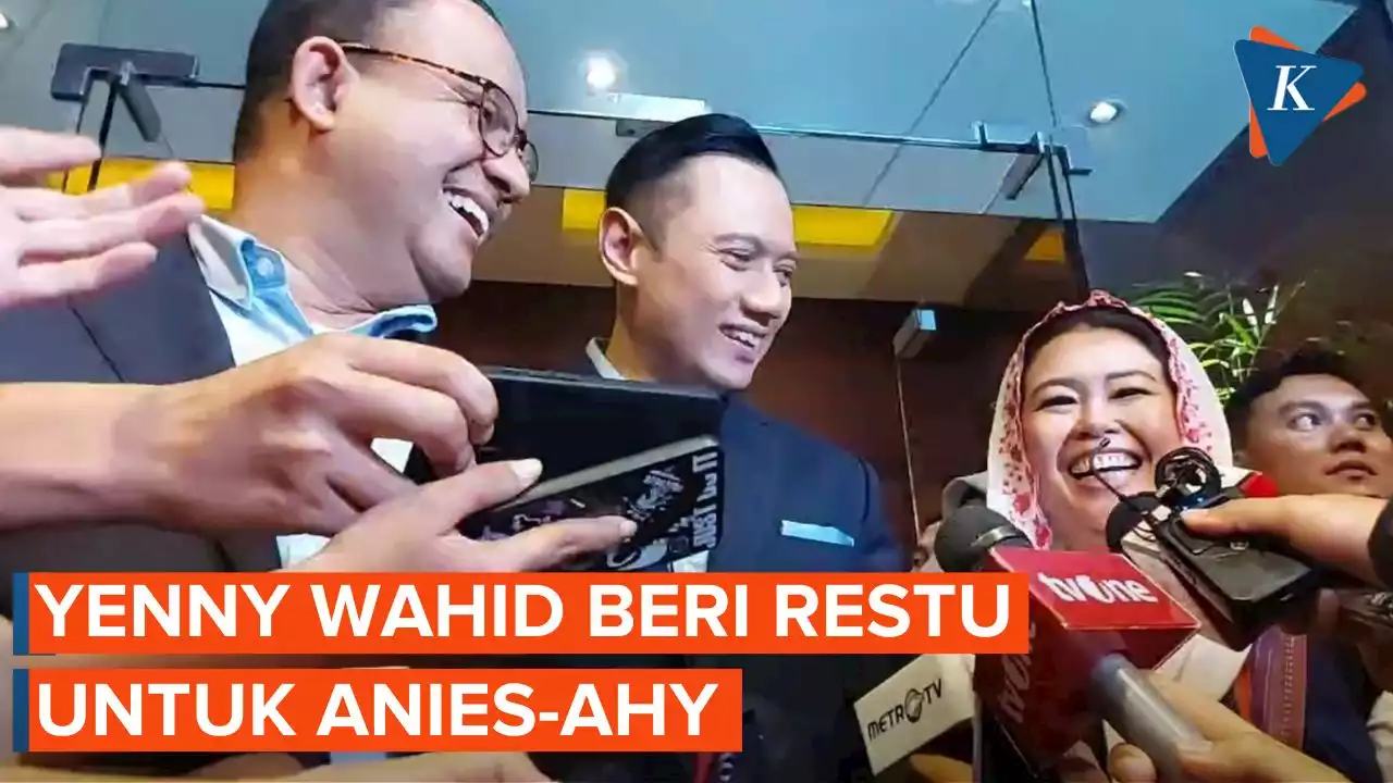 Momen Yenny Wahid Beri Restu ke Anies-AHY Maju di Pilpres 2024