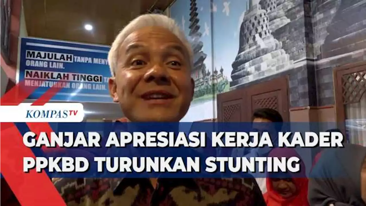 Ganjar Apresiasi Kerja Kader PPKBD Turunkan Stunting