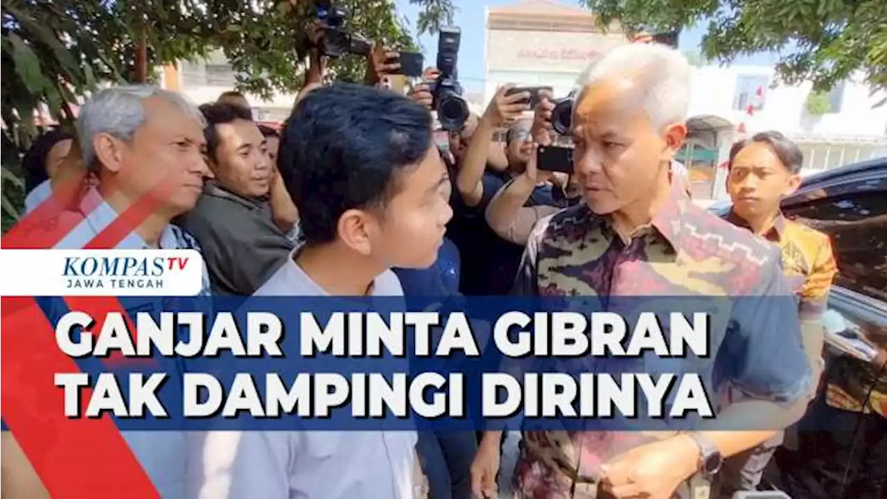 Momen Menarik, Ganjar Tak Mau Ditemani Gibran