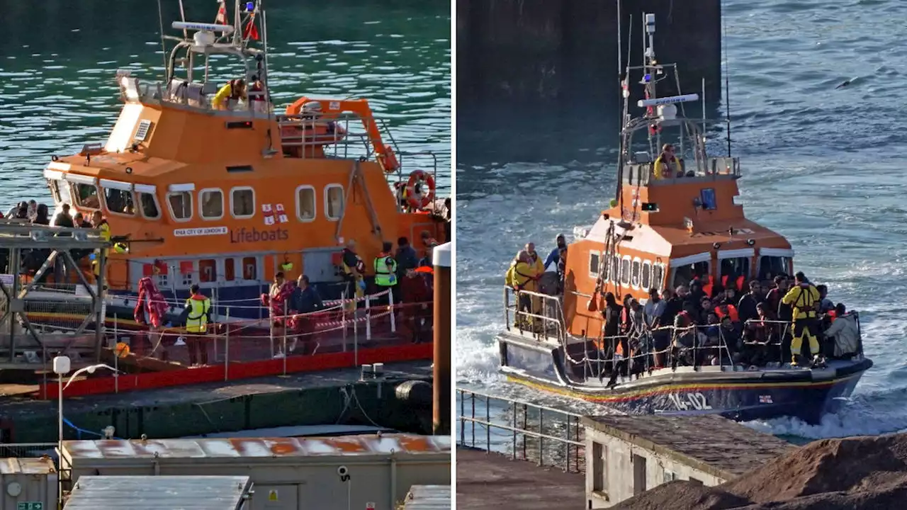 Major lifeboat response after migrants spotted floating in the English Channel