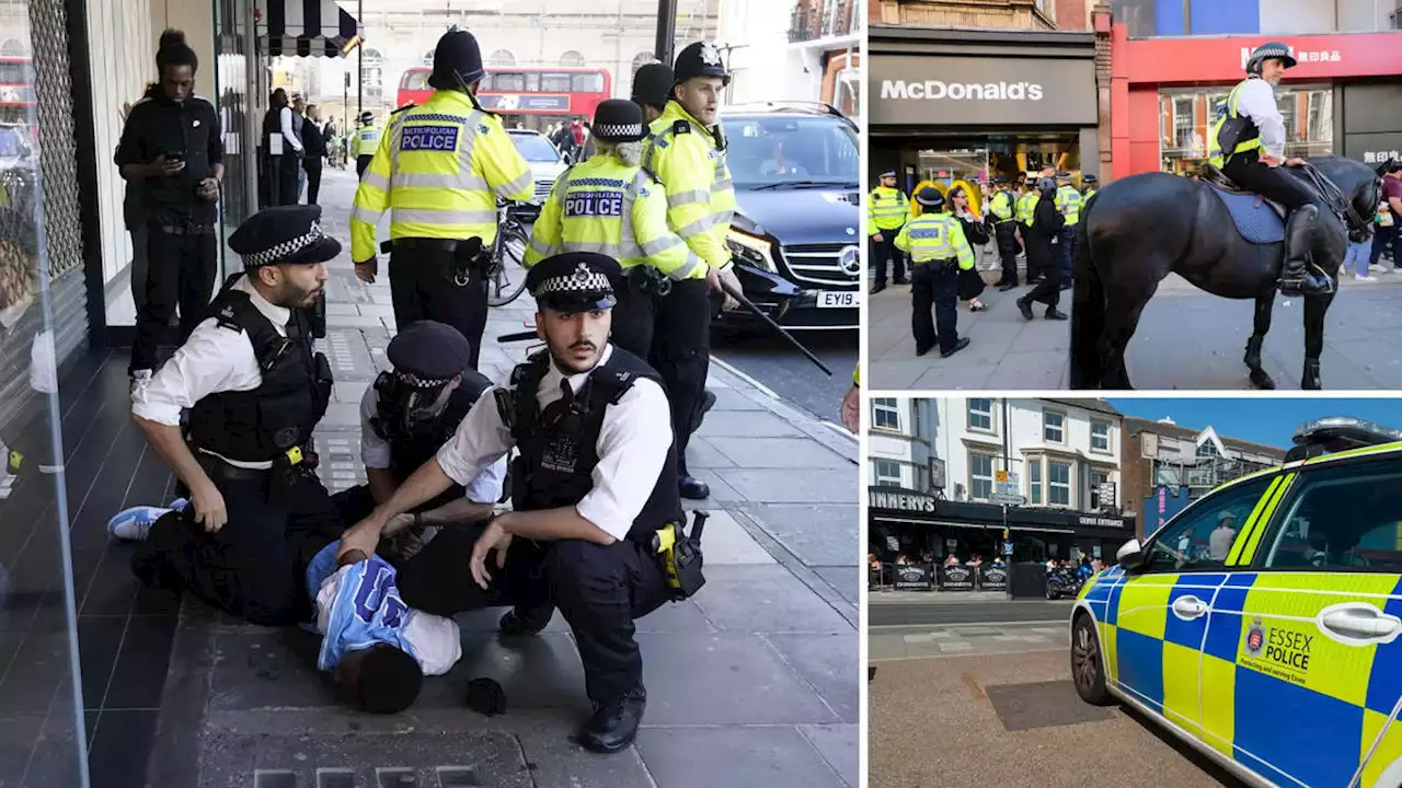 Social media rampage fears spread to Southend: Police issue dispersal order following Oxford Street chaos