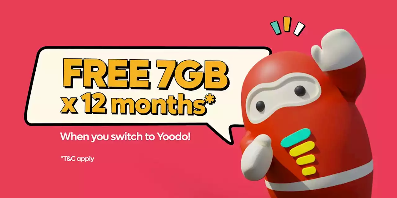 7GB Of Free Data x 12 Months With Yoodo?!