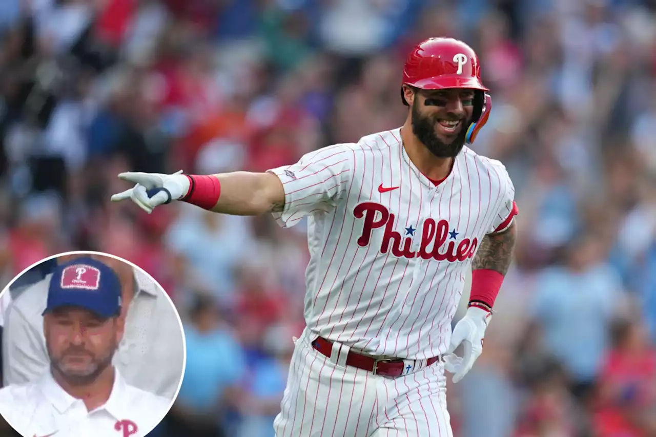 Phillies’ Weston Wilson homers in first MLB at-bat as his dad fights back tears