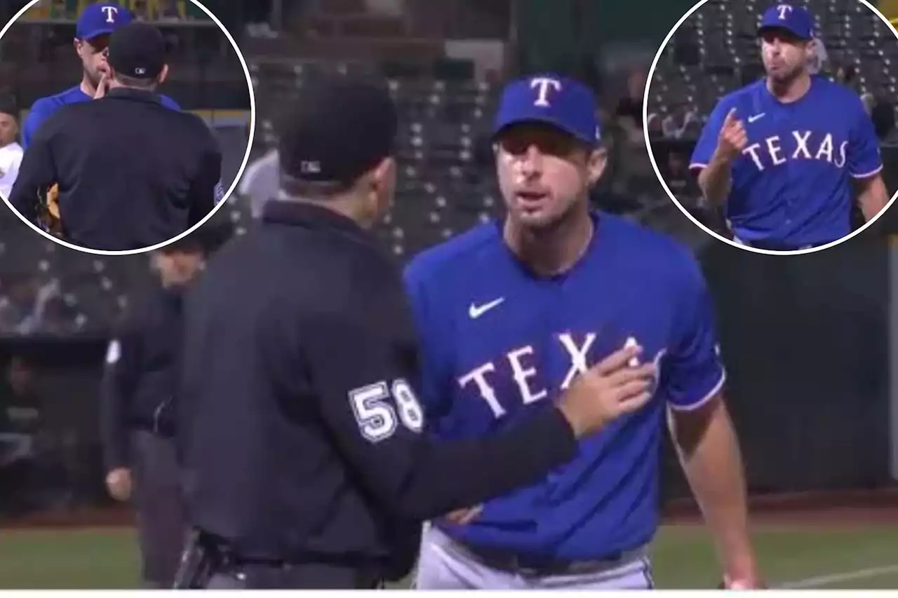 Rangers’ Max Scherzer has yet another umpire run-in: ‘Frustrating’