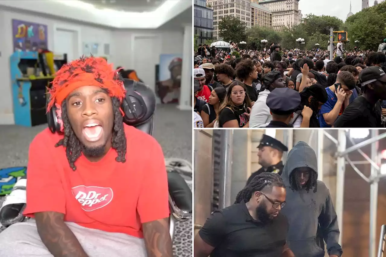 Twitch star Kai Cenat breaks silence on Union Square riot: ‘That s–t is not cool’