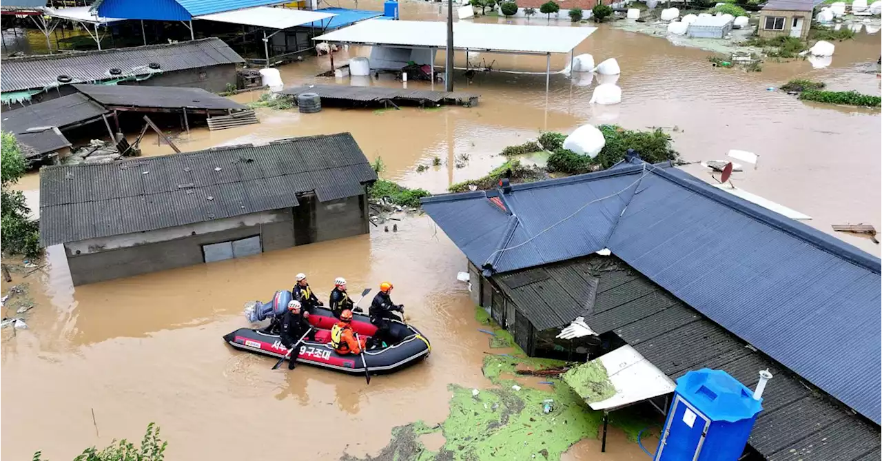 Tropical storm causes floods, evacuations in South Korea after lashing Japan